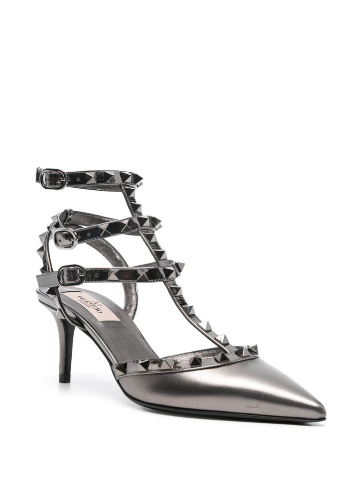 Valentino Garavani Rockstud Pumps Grey