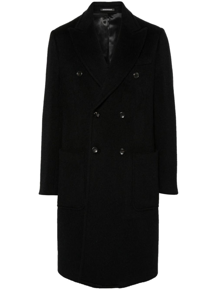 Emporio Armani Coats Black