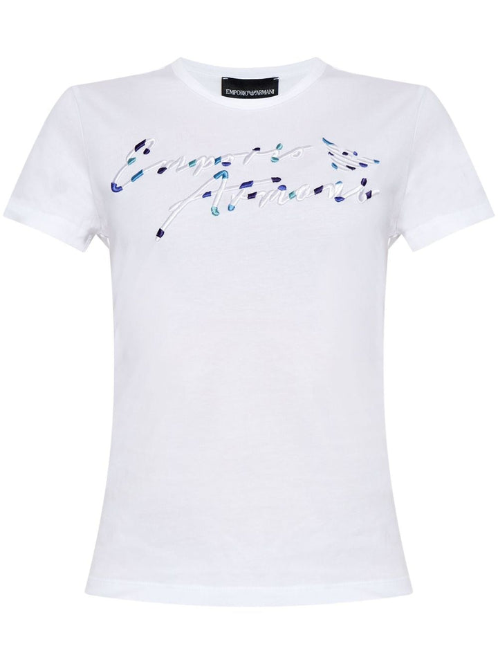 Emporio Armani T-shirts and Polos White