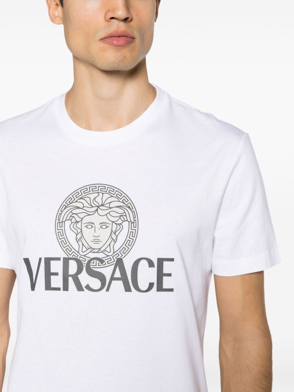 Versace White Logo T-shirt