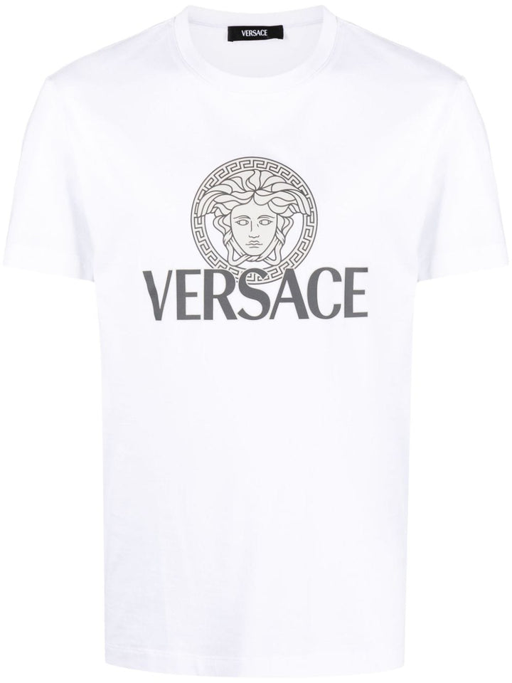 Versace White Logo T-shirt