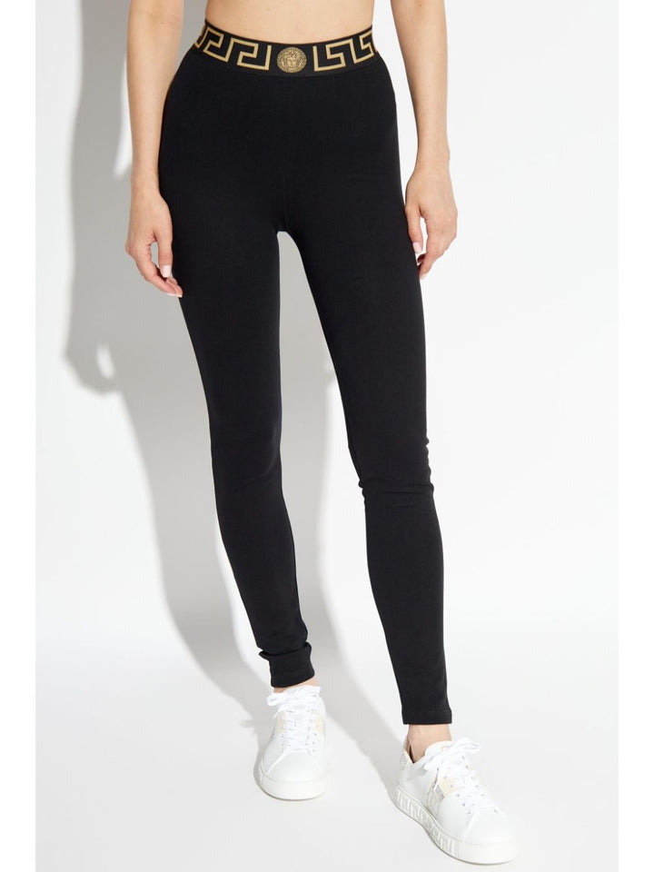 Versace Black leggings