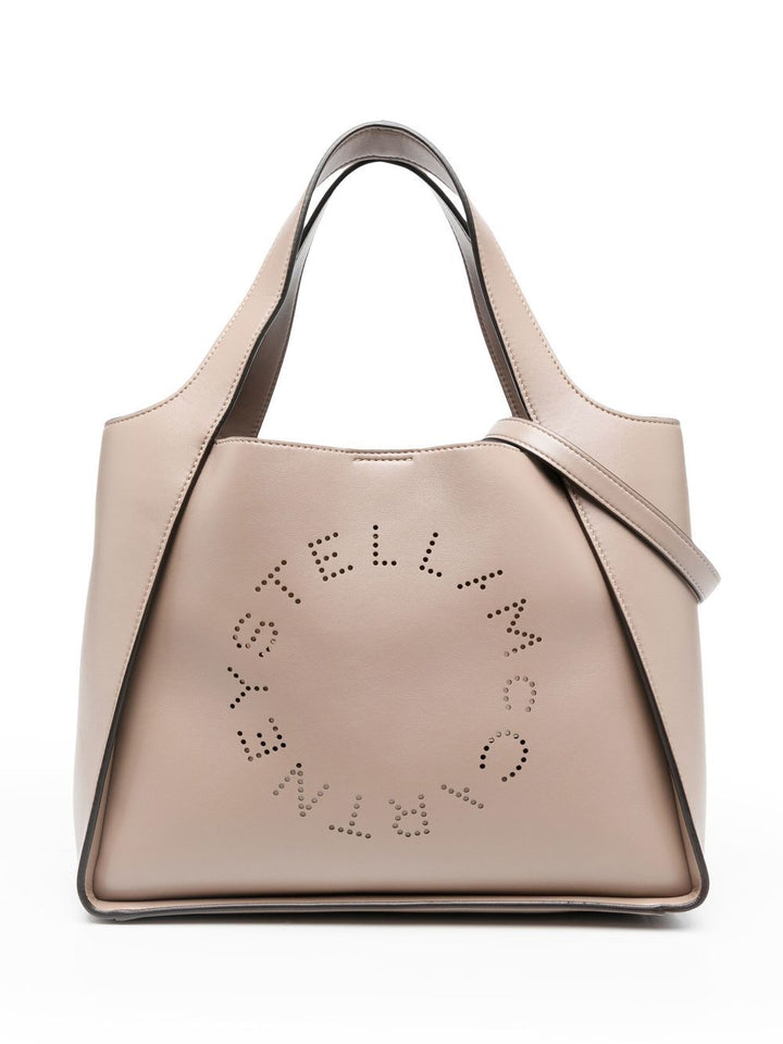 Stella McCartney Perforated Logo Tote Bag