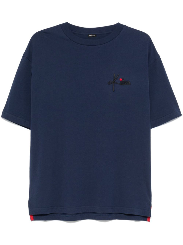 Kiton T-shirts and Polos Blue