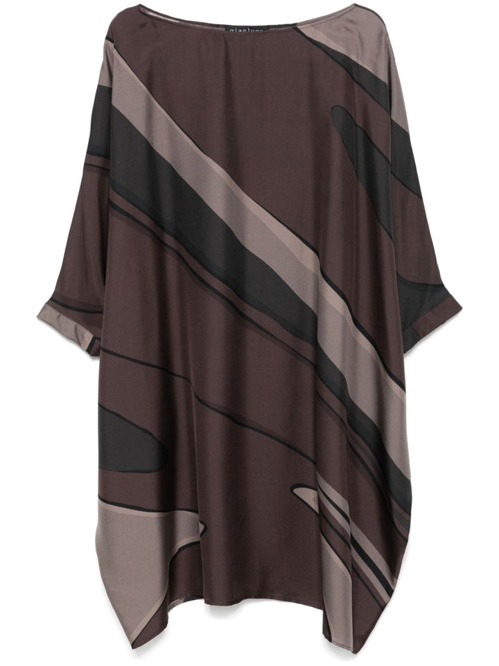 Gianluca Capannolo Dress Brown