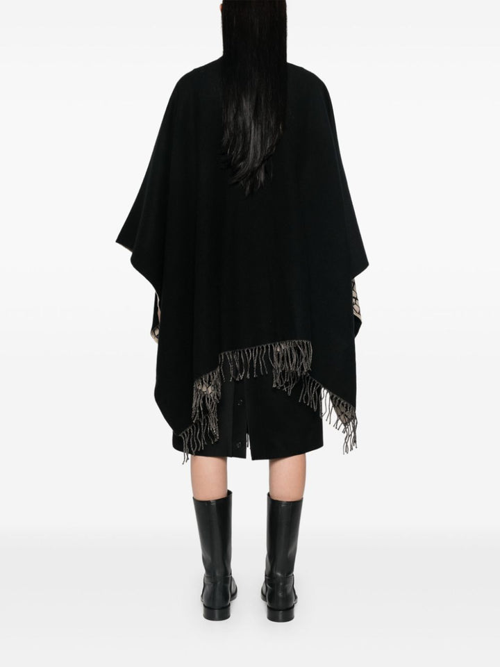 Valentino Jackets Toile Iconographe Fringed Cape