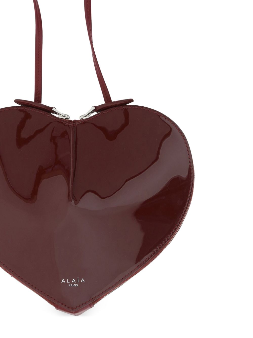 Alaia Le Coeur Bordeaux Bag