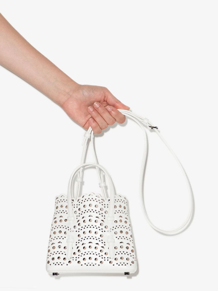 Alaia Small Mina Tote Bag