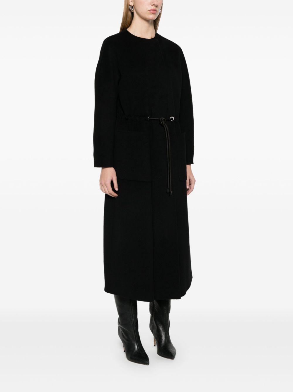 Emporio Armani Coats Black