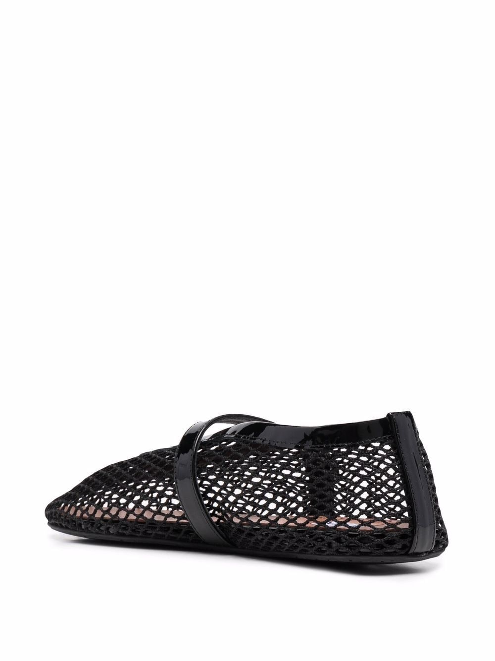 Alaia Fishnet Mesh Ballet Flats