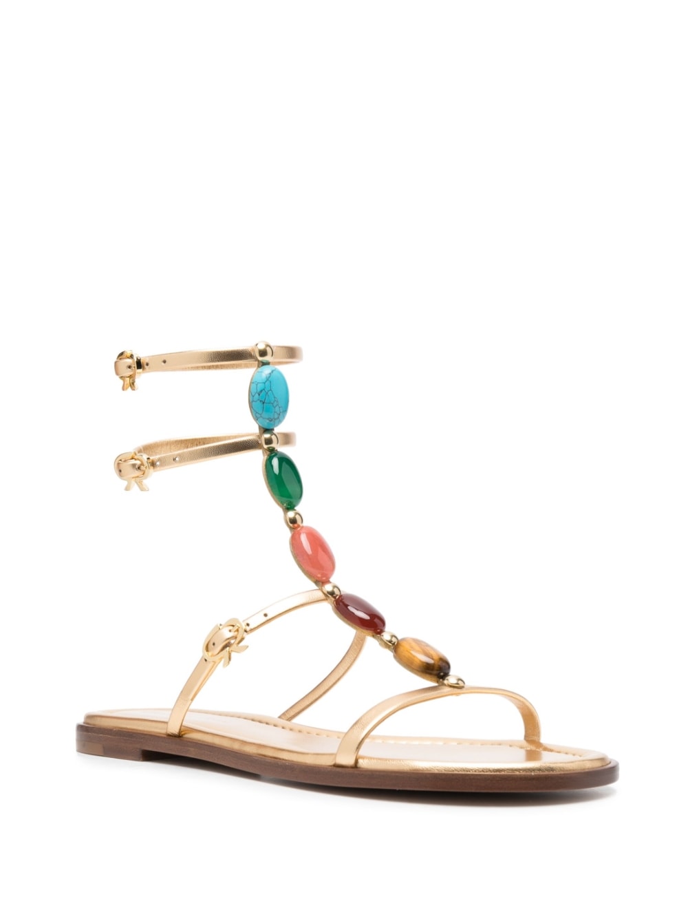 Gianvito Rossi Shanti leather Sandals