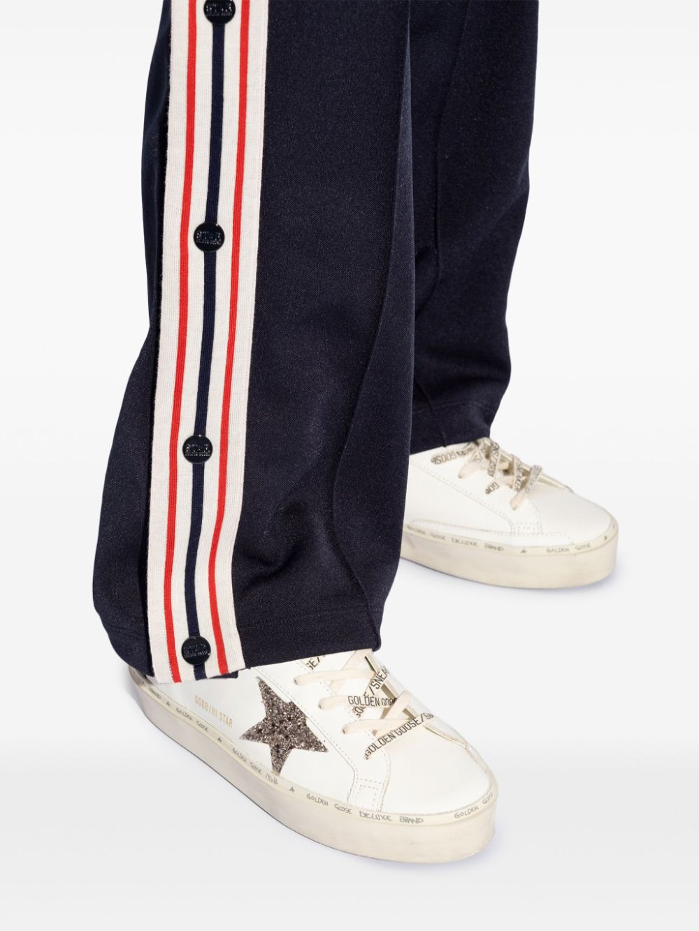 Golden Goose Hi Star Glitter Sneakers