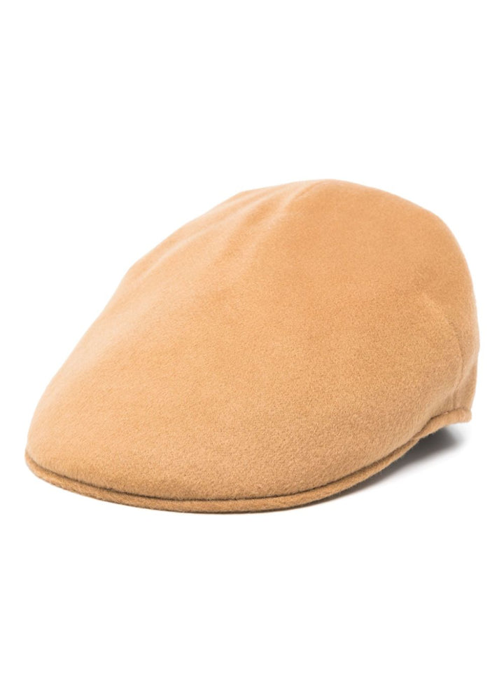 Borsalino Leather Hat Brown