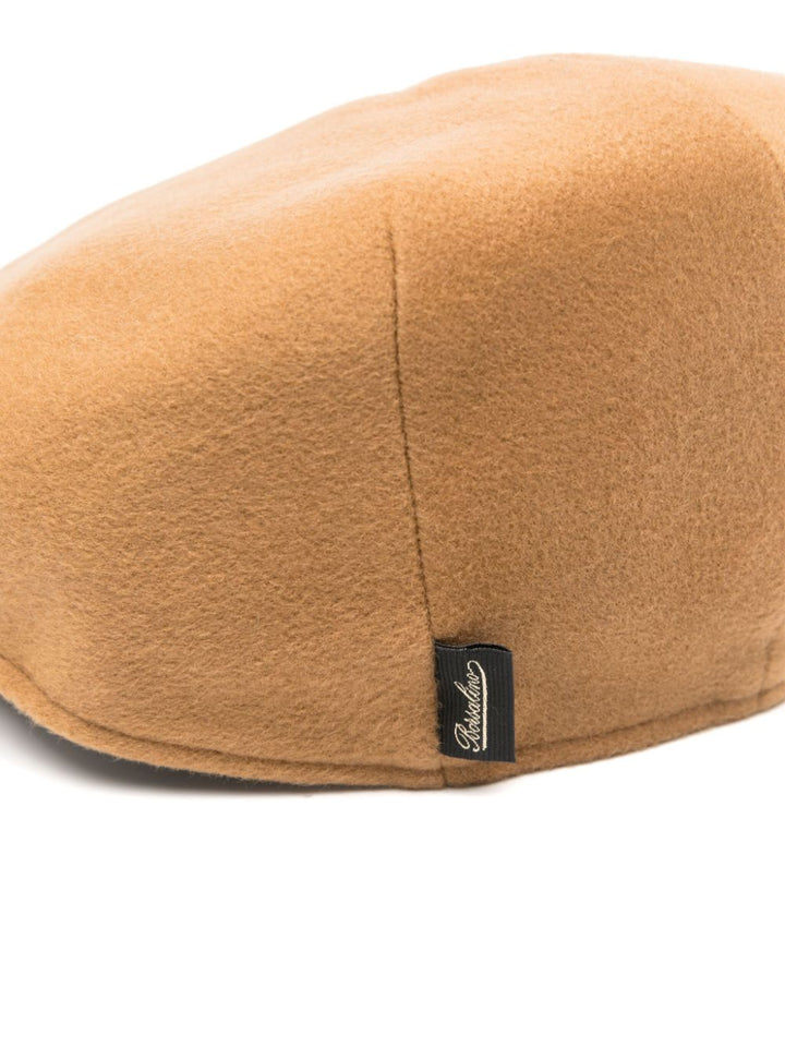 Borsalino Leather Hat Brown