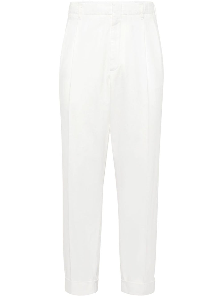 Brunello Cucinelli White Trousers