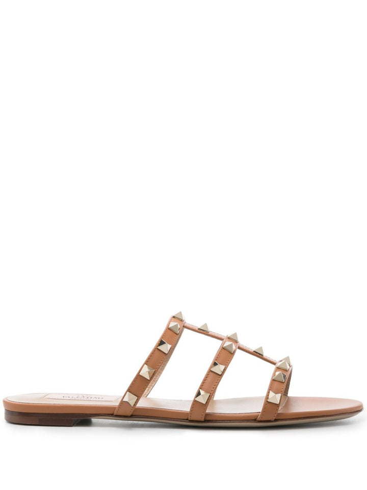 Valentino Garavani Rockstud leather flat sandals