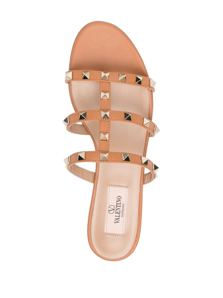 Valentino Garavani Rockstud leather flat sandals