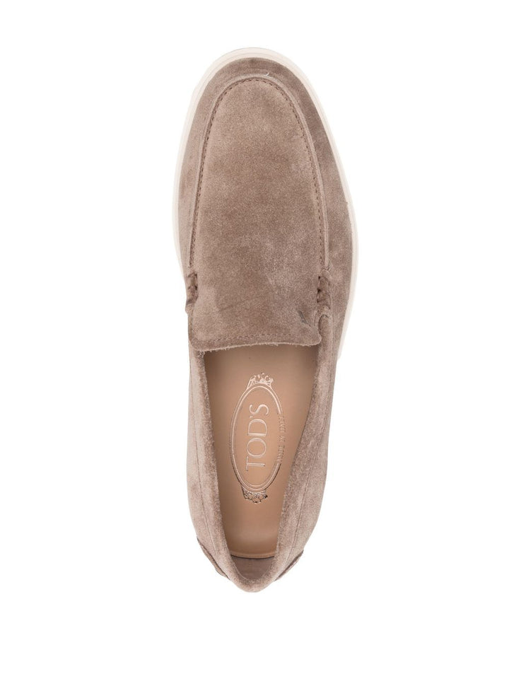 Tod's beige loafers