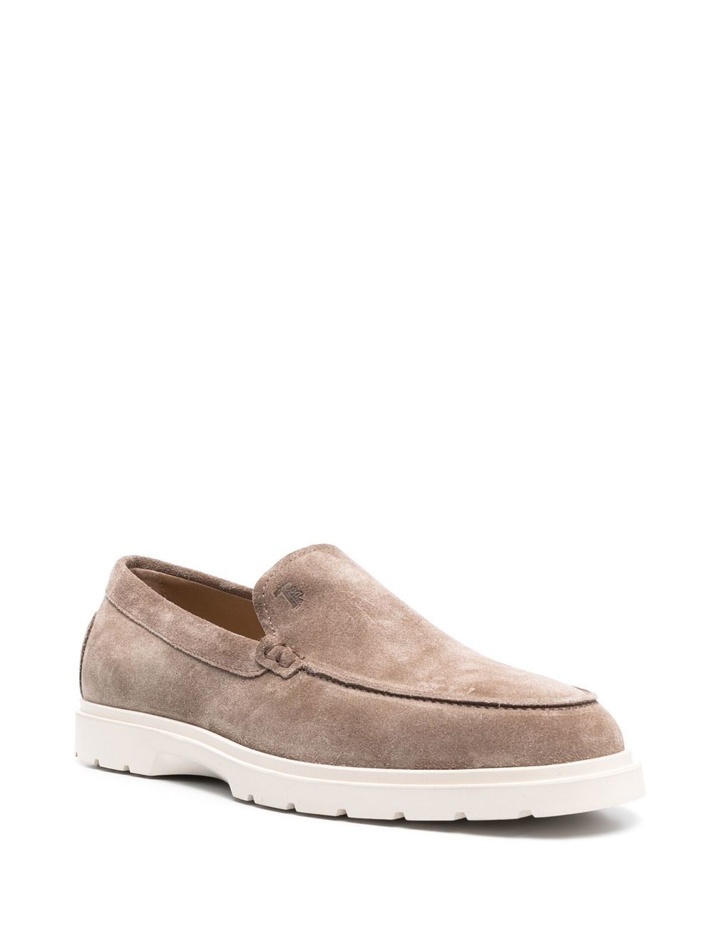 Tod's beige loafers