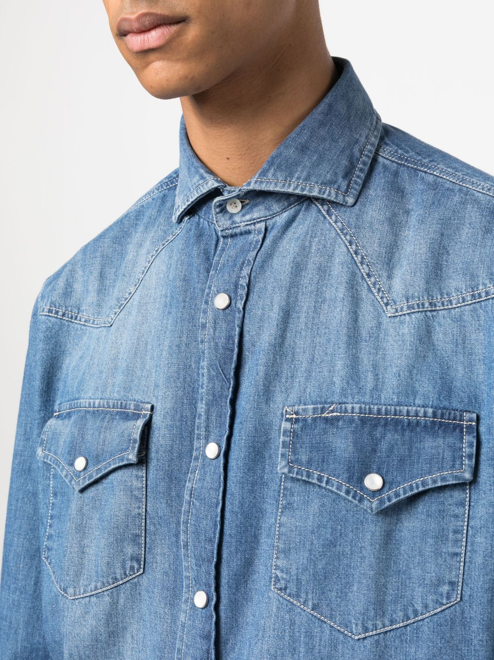 Brunello Cucinelli Denim Shirt