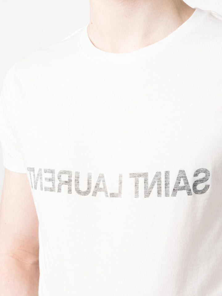 Saint Laurent Reverse Logo T-shirt