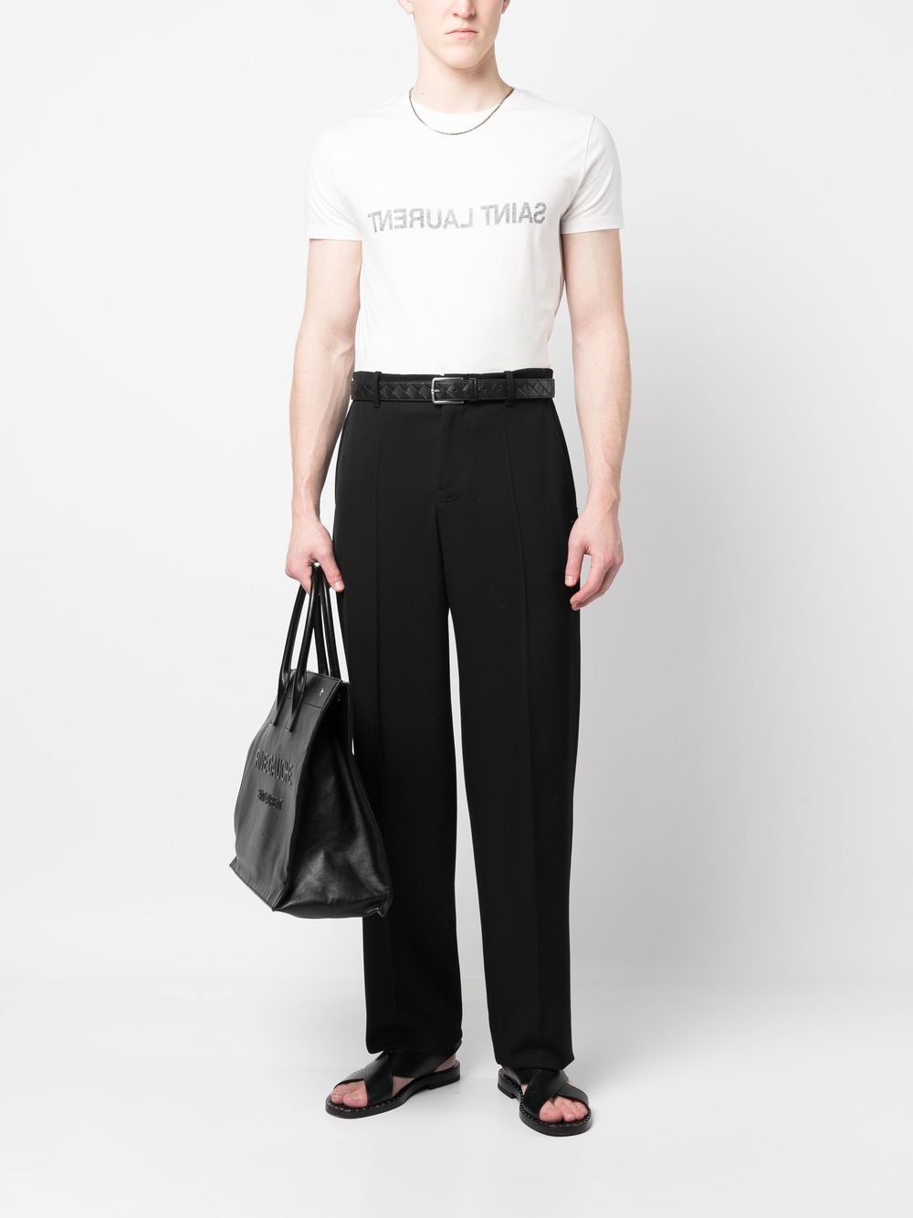 Saint Laurent Reverse Logo T-shirt