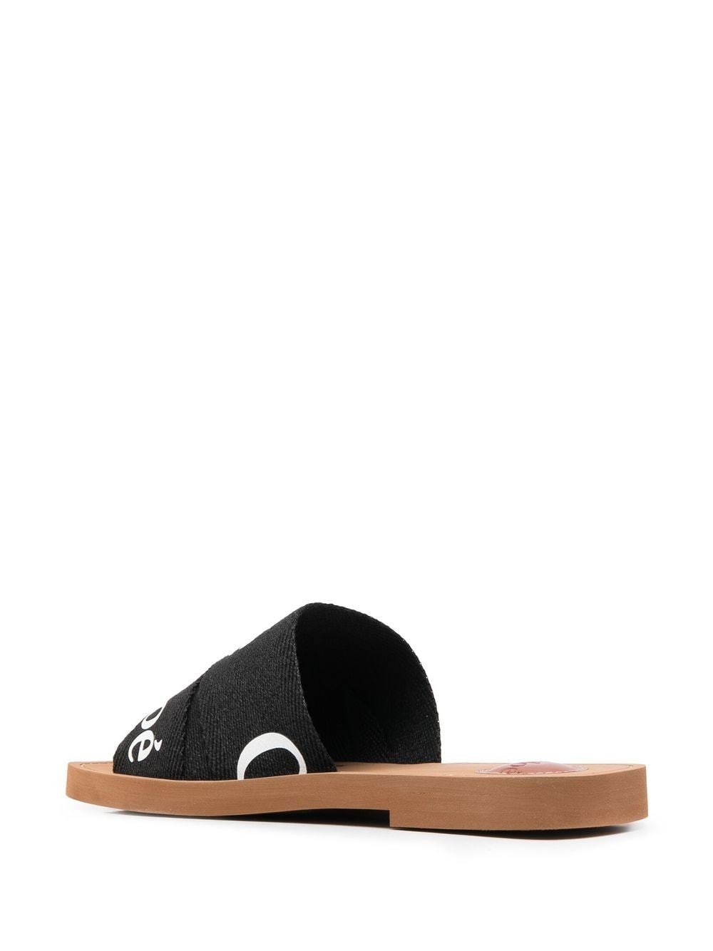 Chloè Black Woody Sandals