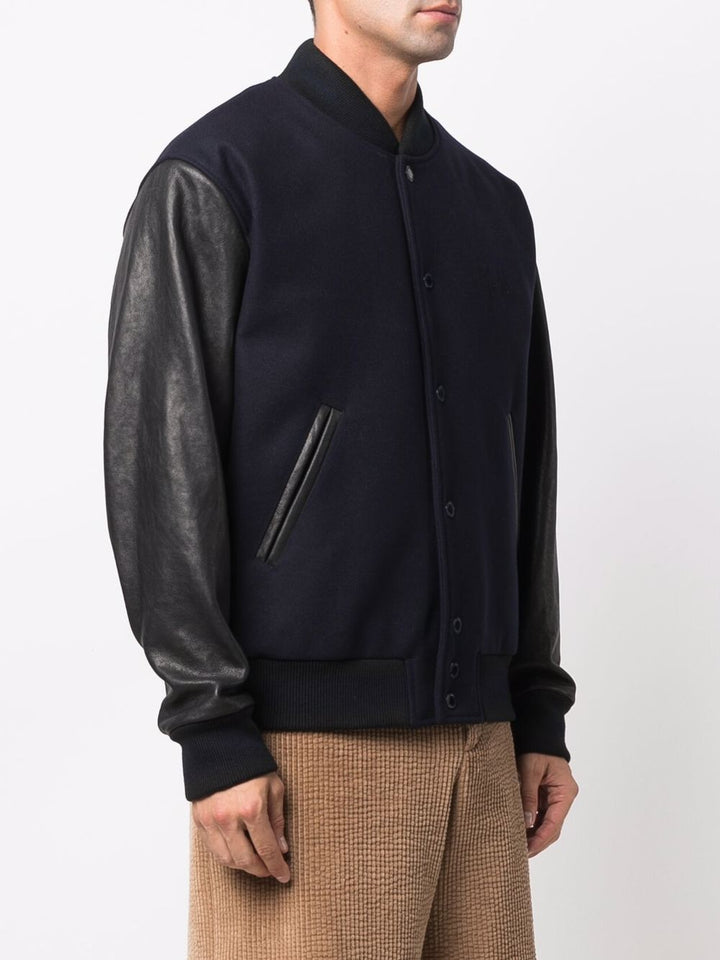 Golden Goose Bomber Jacket with leather sleeves