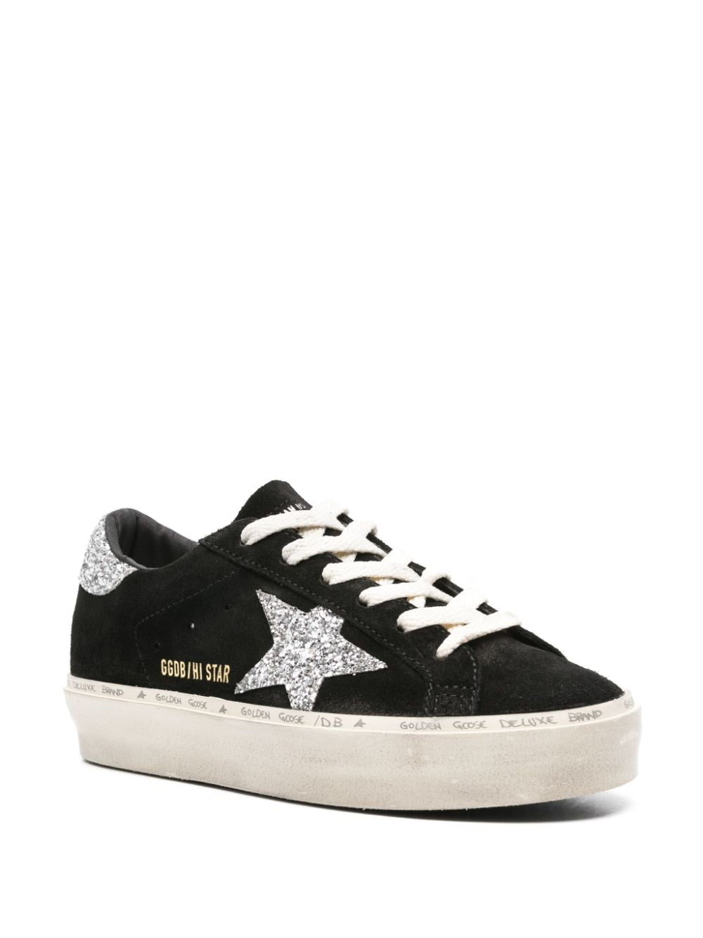 Golden Goose Hi Star Glitter Sneakers