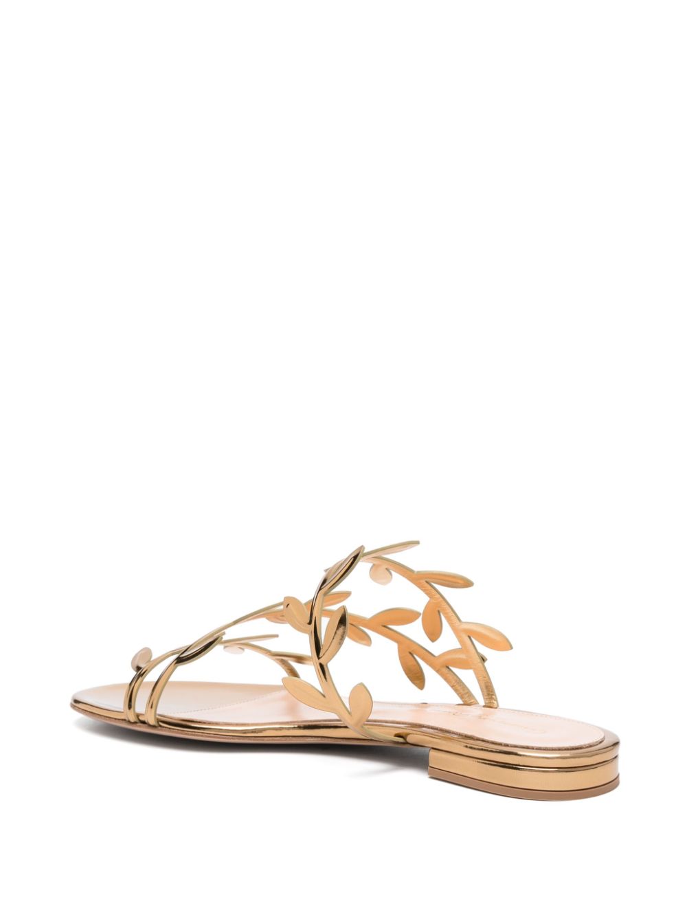 Gianvito Rossi Flavia leather flat Sandals