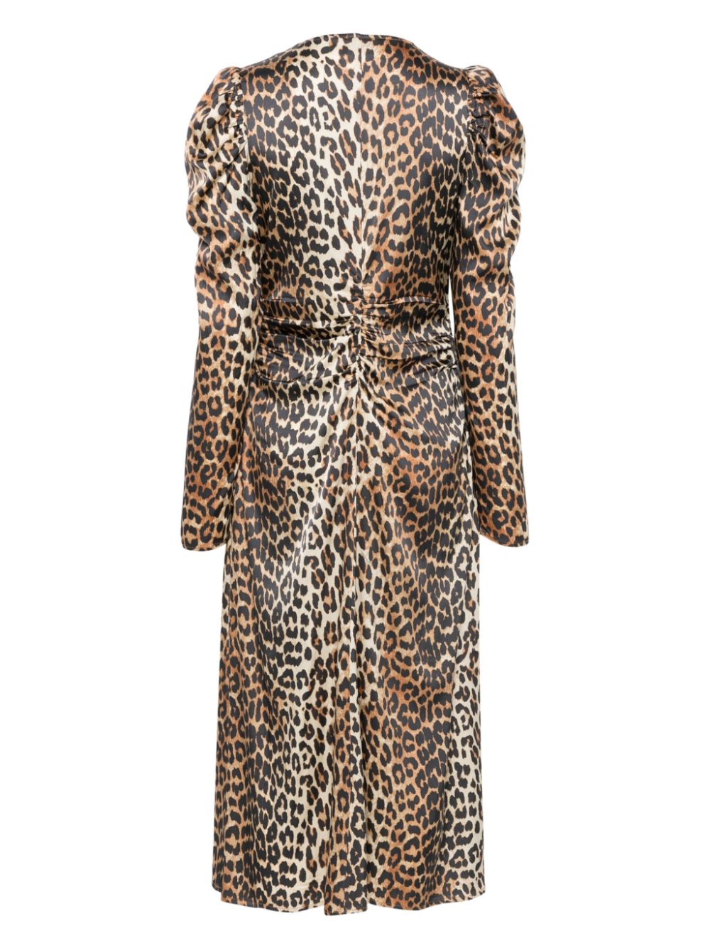 GANNI Leopard Dress