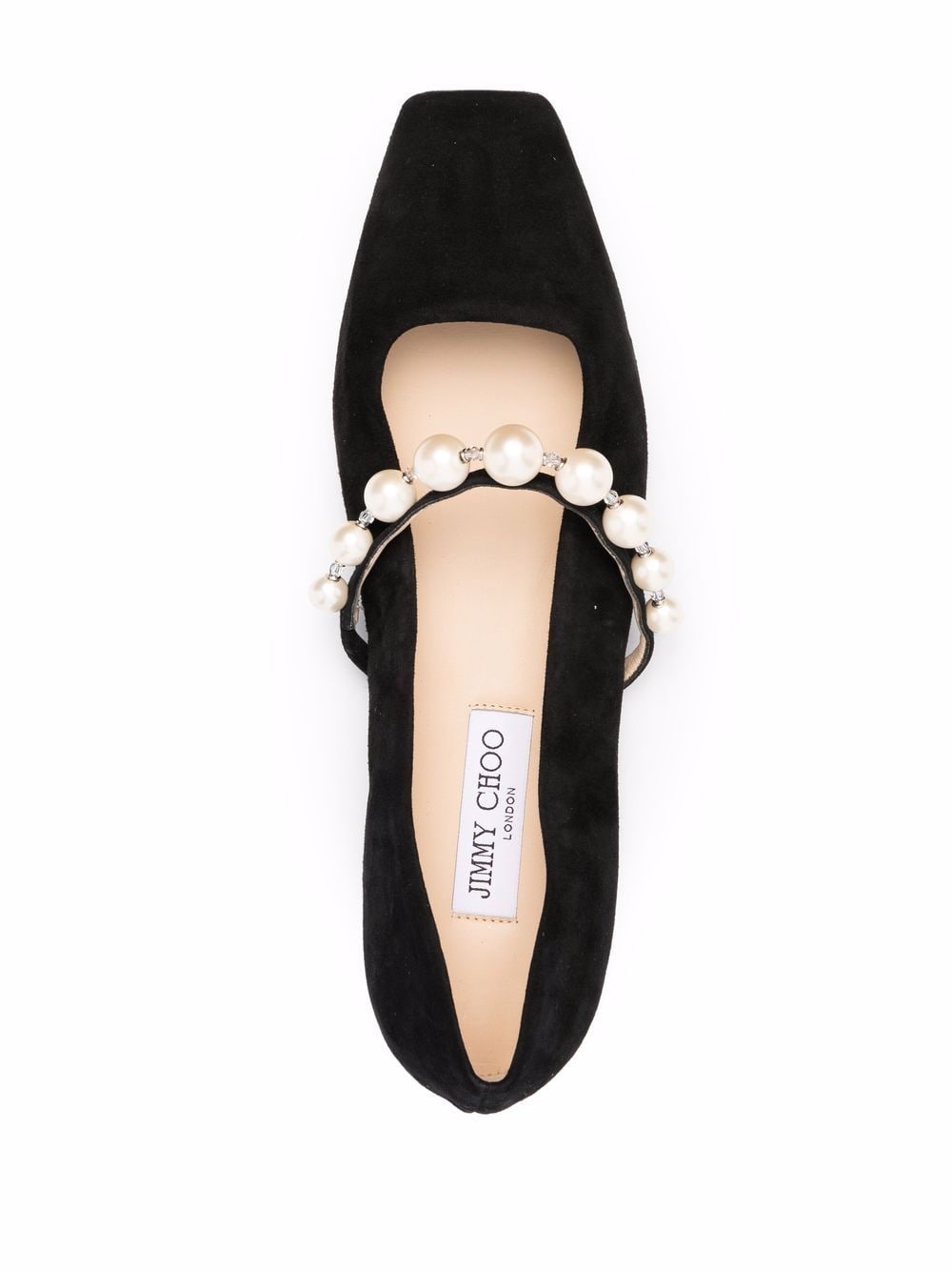 Jimmy Choo Ade Pearl Ballerina Flats