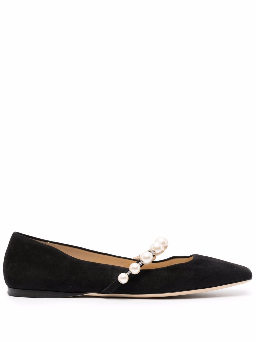 Jimmy Choo Ade Pearl Ballerina Flats