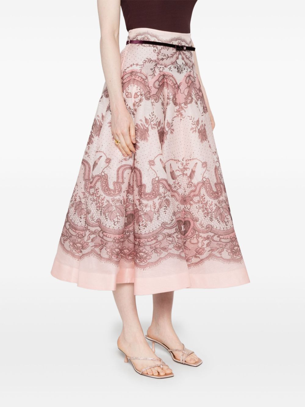 Zimmermann Skirts Pink