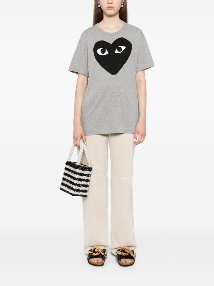 Comme des Garcons Play Black heart T-shirt