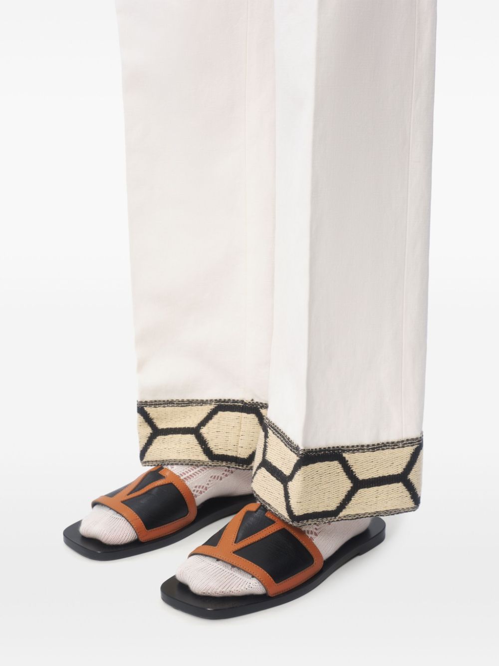 Valentino Garavani Viva Superstar leather slides