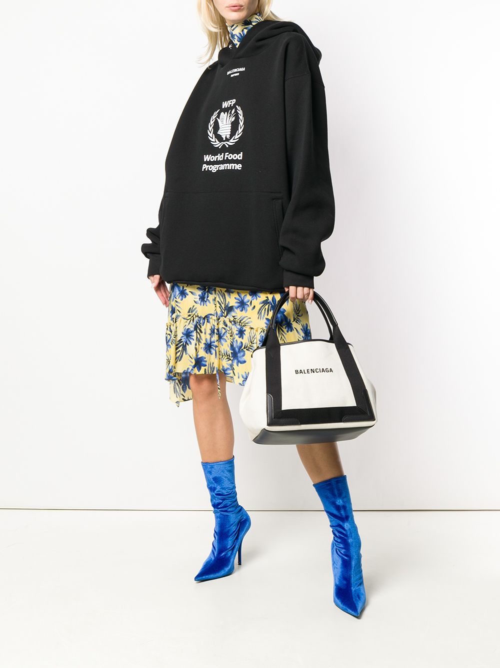 Balenciaga Cabas small canvas tote