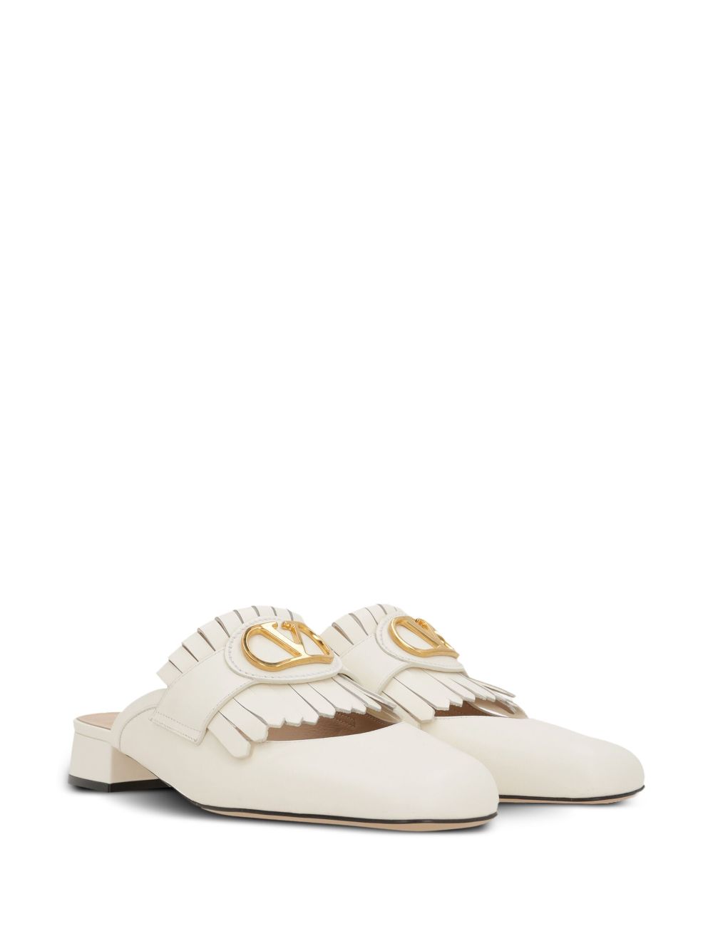 Valentino Garavani VLogo Signature leather slippers