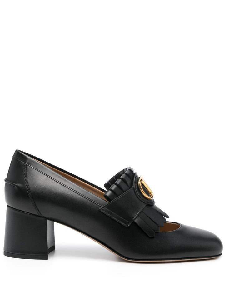 Valentino Garavani Vlogo Signature Pumps With Fringes 55mm