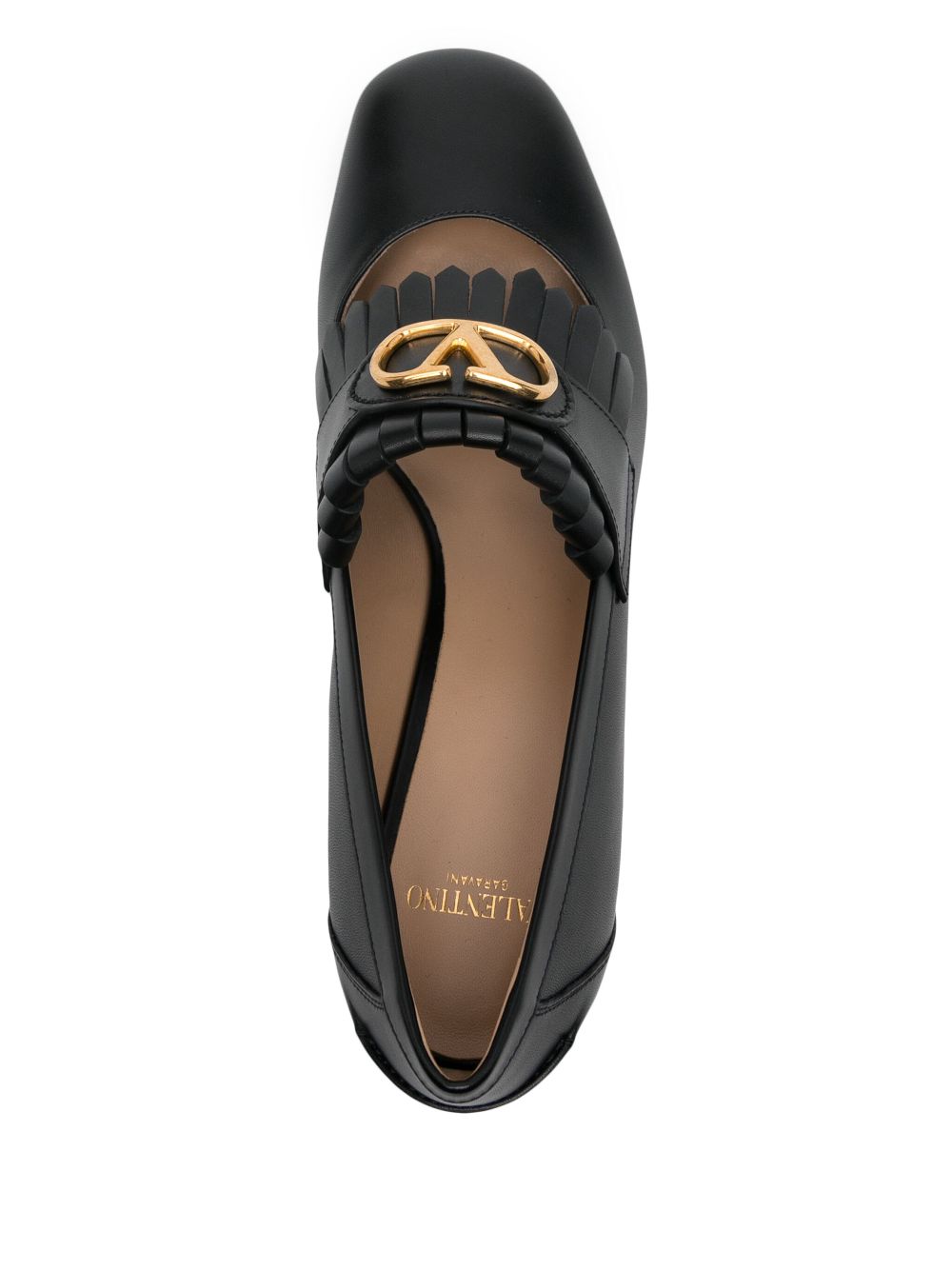 Valentino Garavani Vlogo Signature Pumps With Fringes 55mm