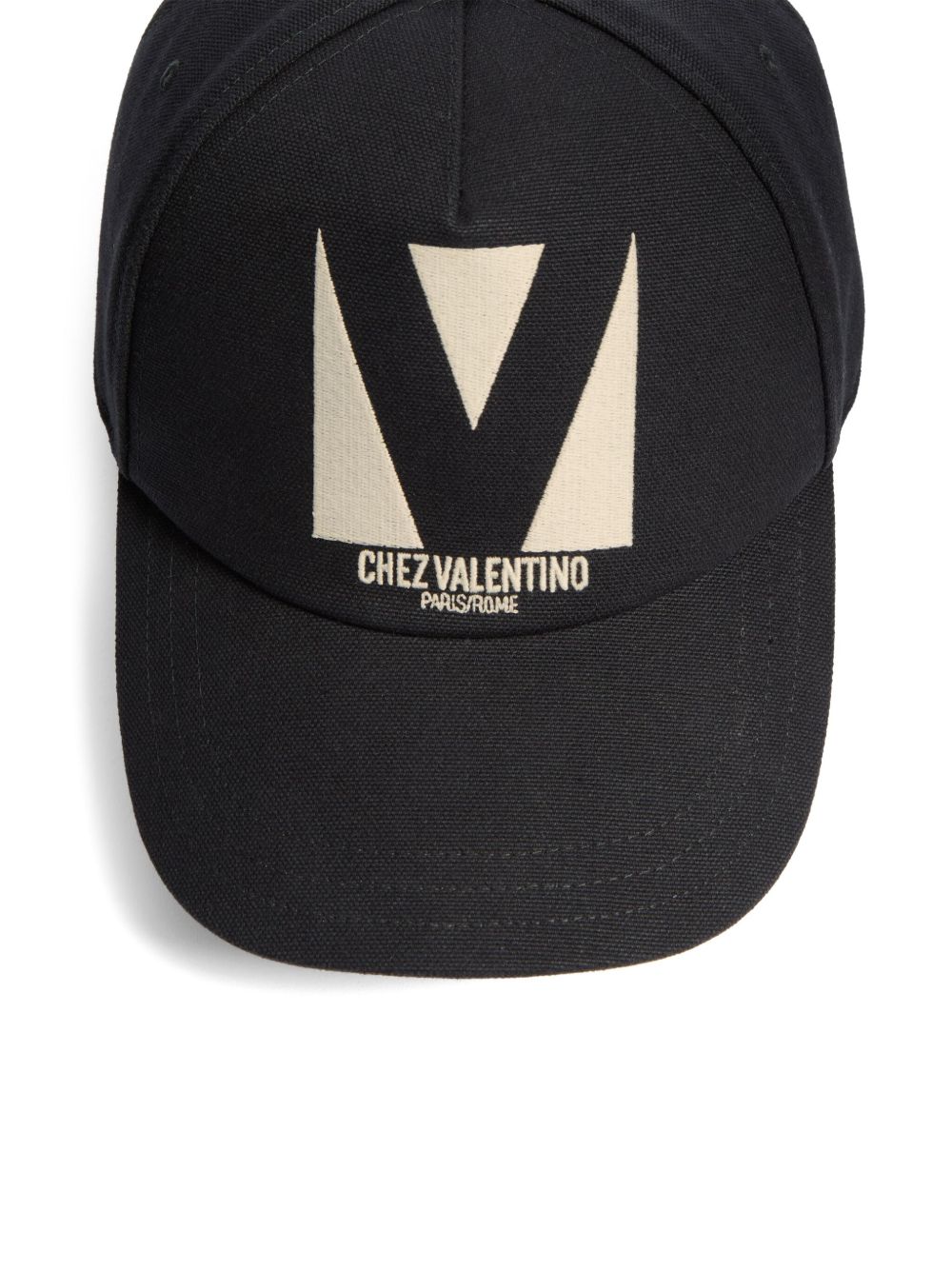 Valentino Garavani chez print baseball cap