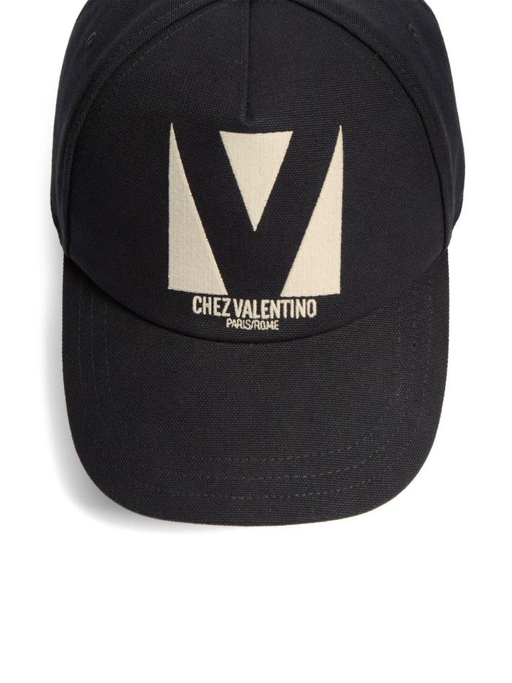 Valentino Garavani chez print baseball cap