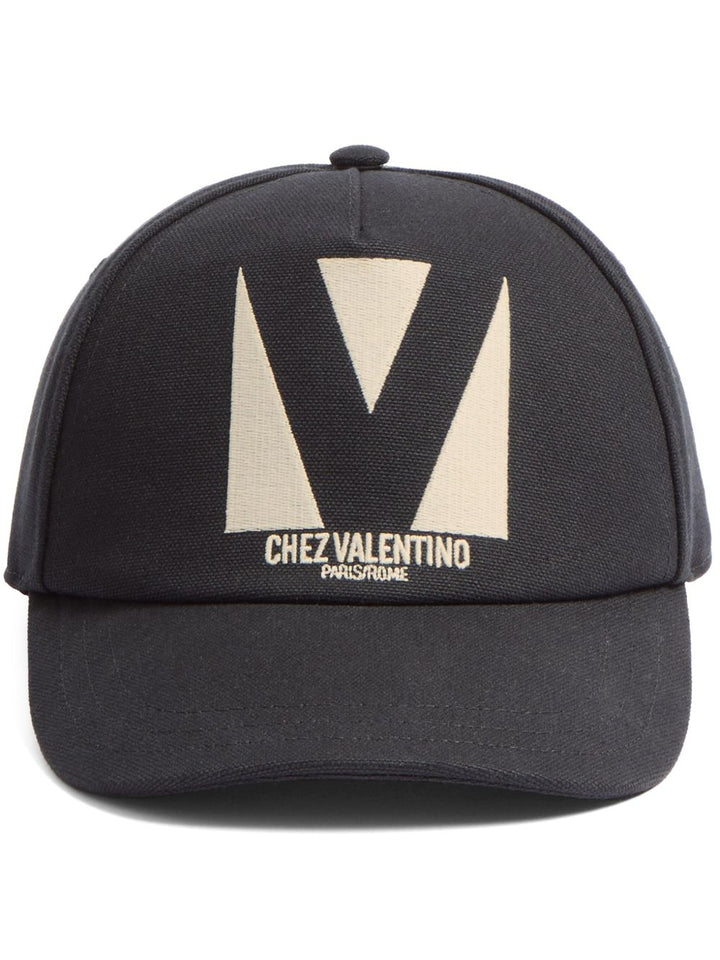 Valentino Garavani chez print baseball cap