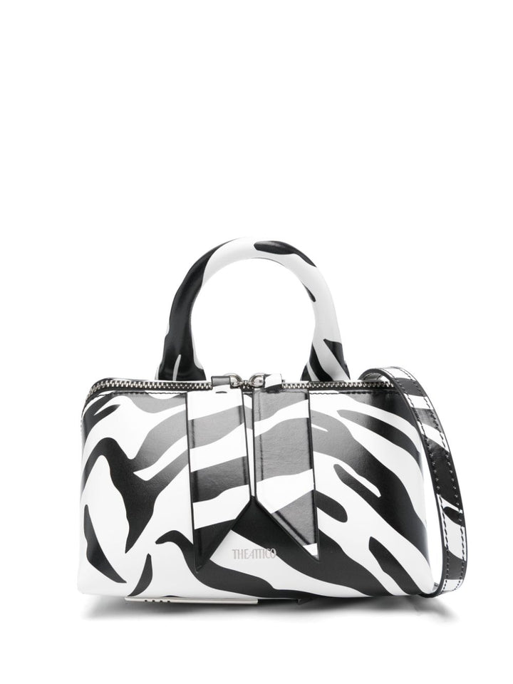 The Attico Zebra Print Mini Friday Bag