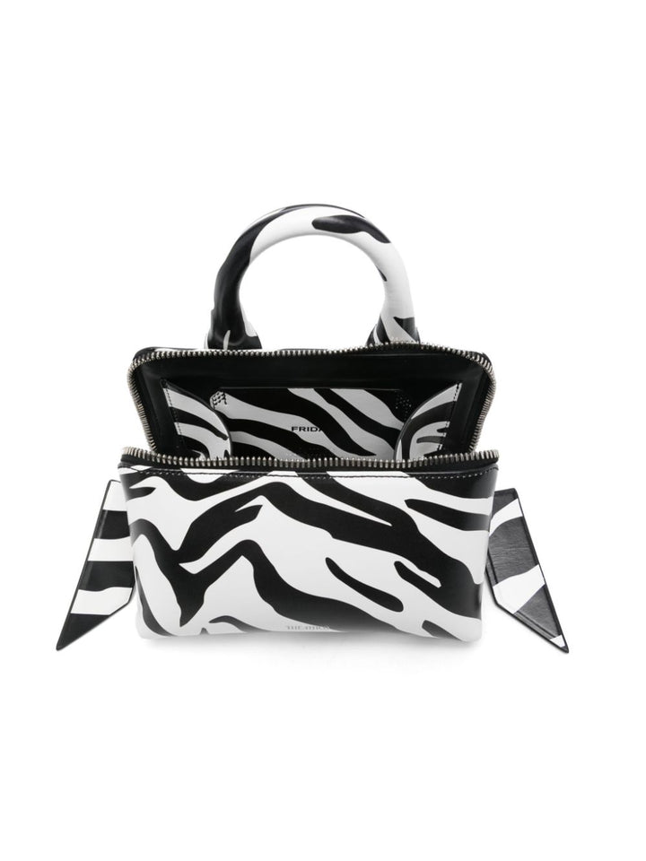 The Attico Zebra Print Mini Friday Bag