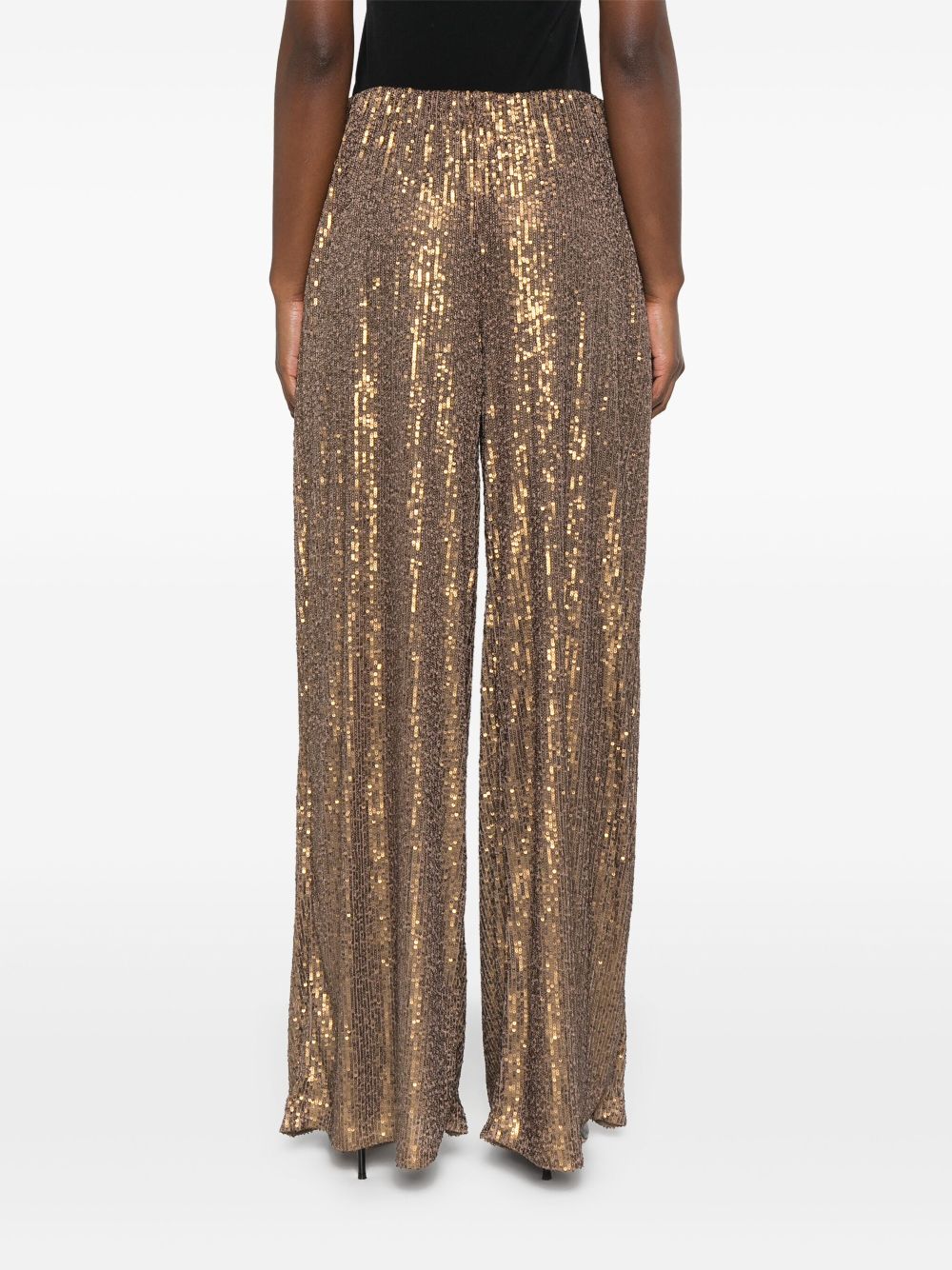 Norma Kamali Golden Pants