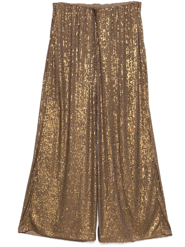 Norma Kamali Golden Pants