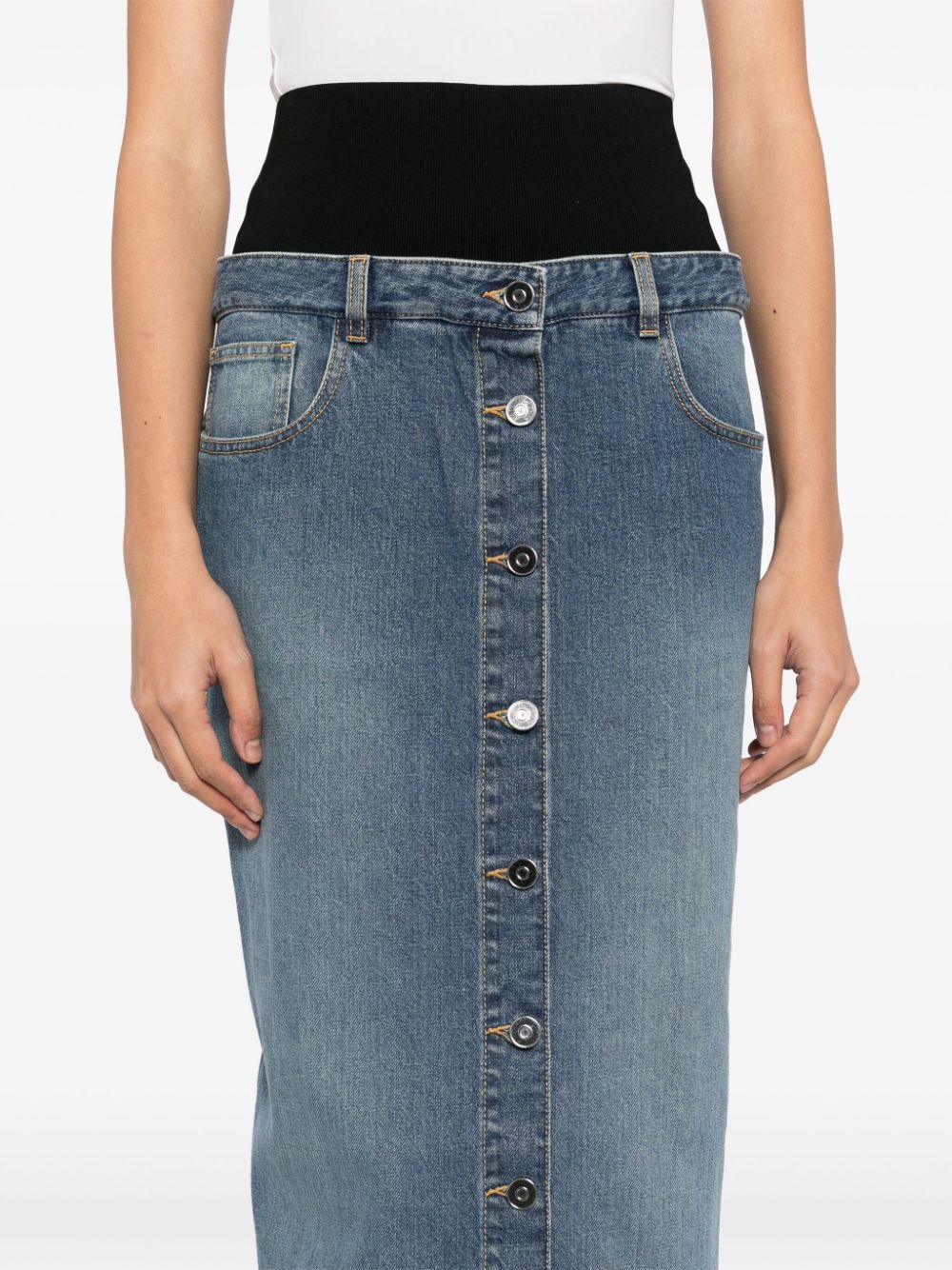 Alaia Denim Skirt