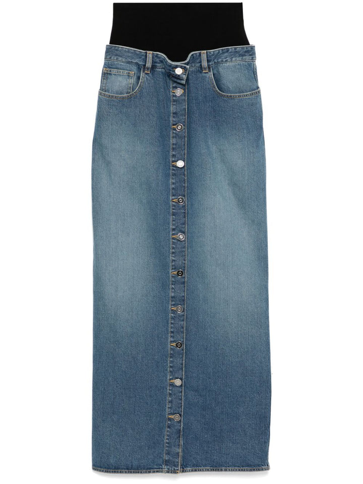 Alaia Denim Skirt