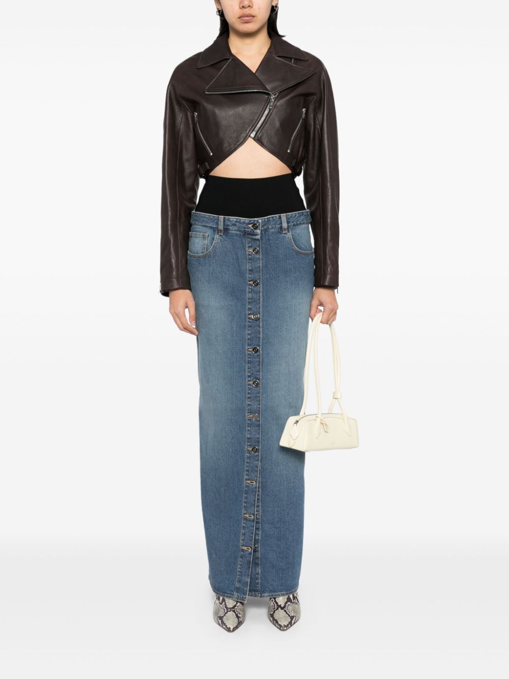 Alaia Denim Skirt